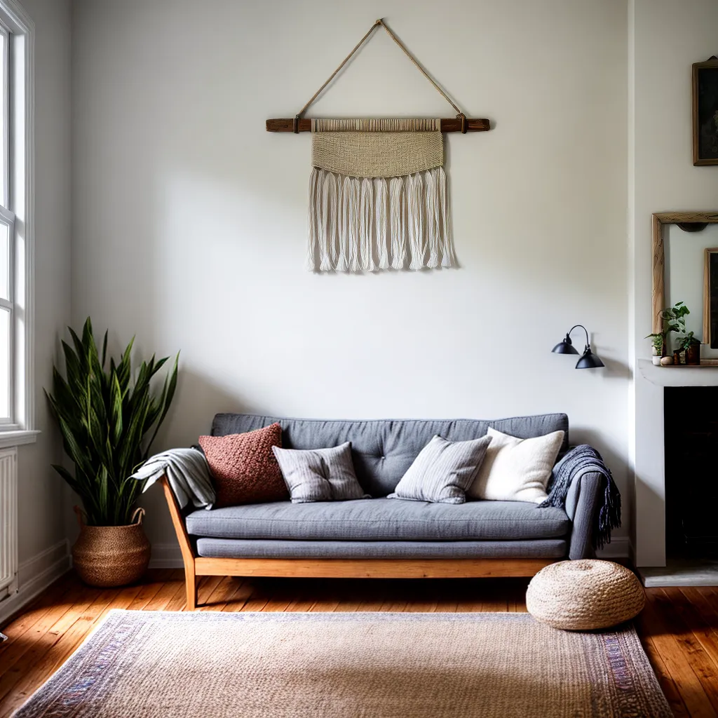 sala acochegante casa campo decoracao boho