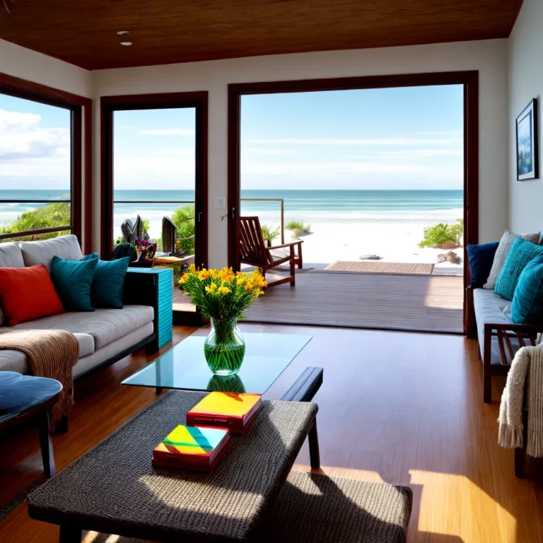 Decoração para casas de praia com decoração surfista