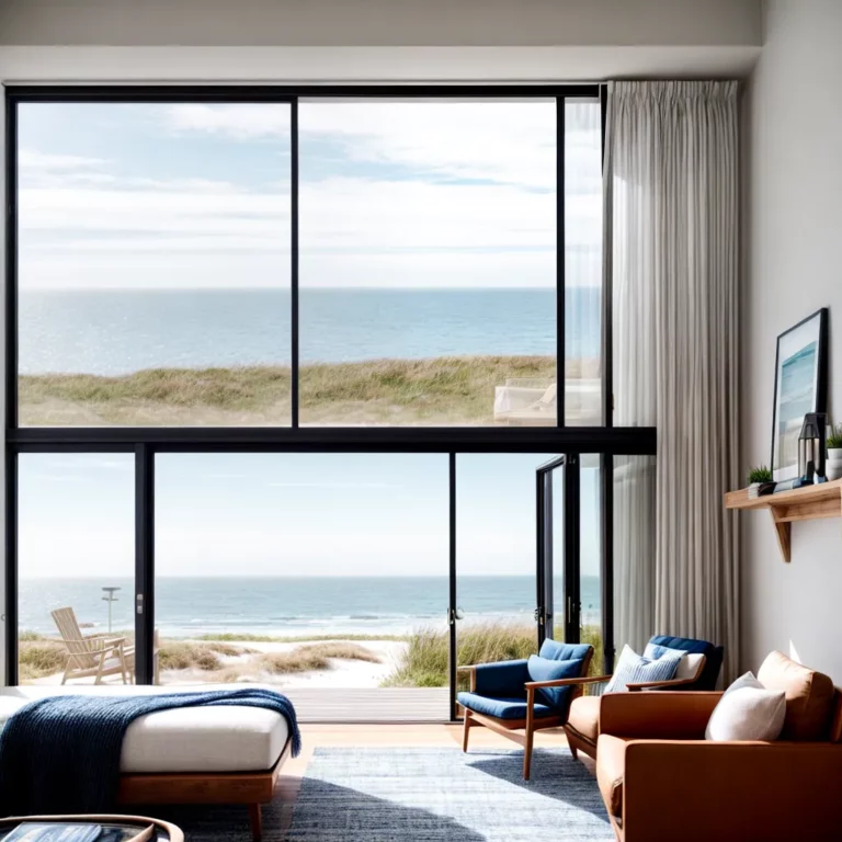 Decoração para casas de praia com decoração escandinava