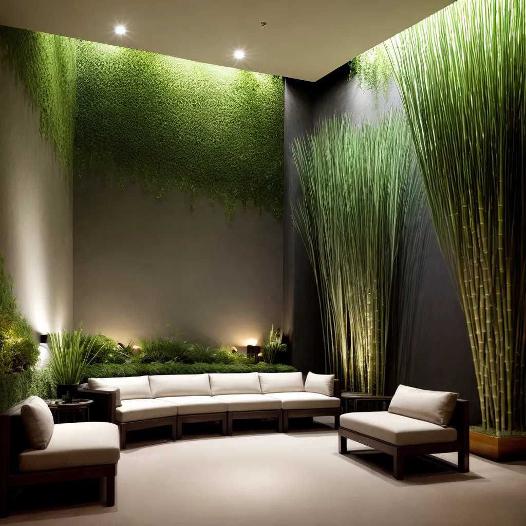sala espera spa ambiente natural
