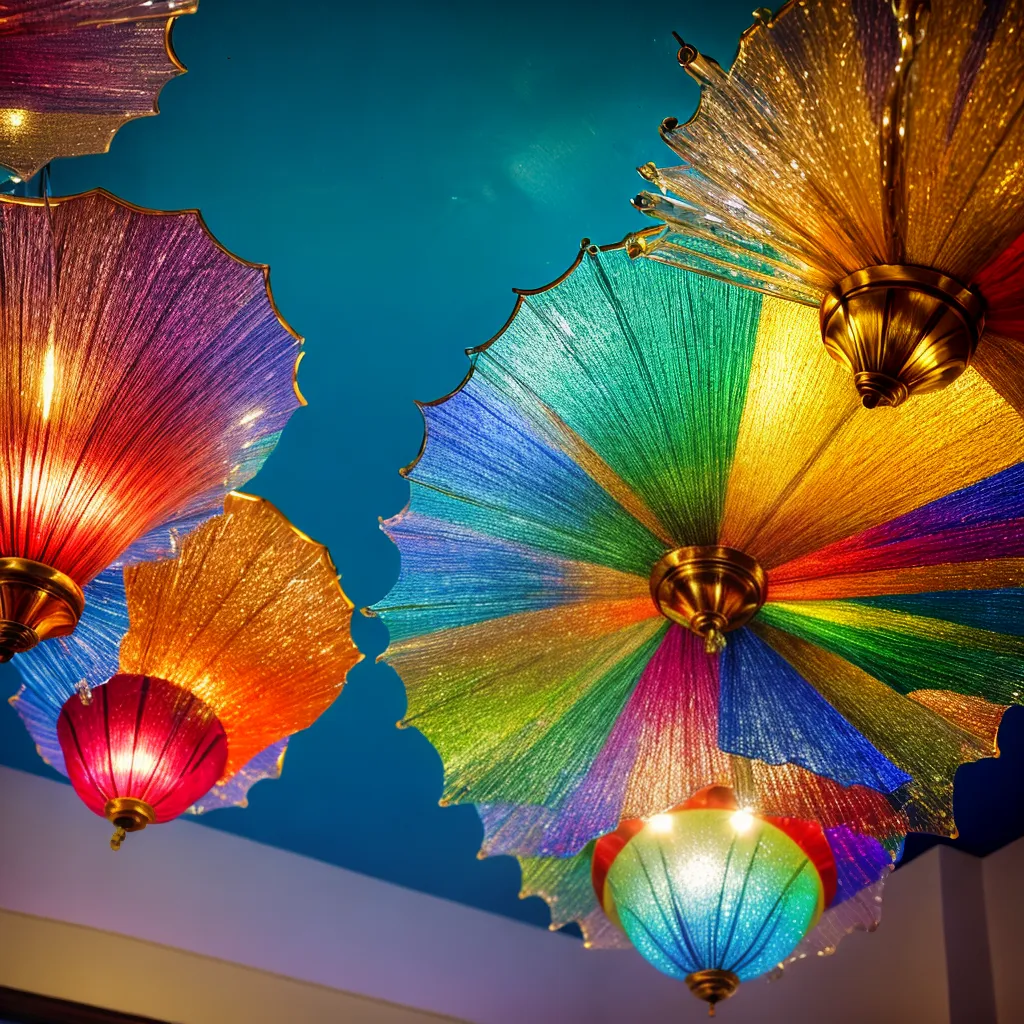 lustre murano vidro vibrante elegante