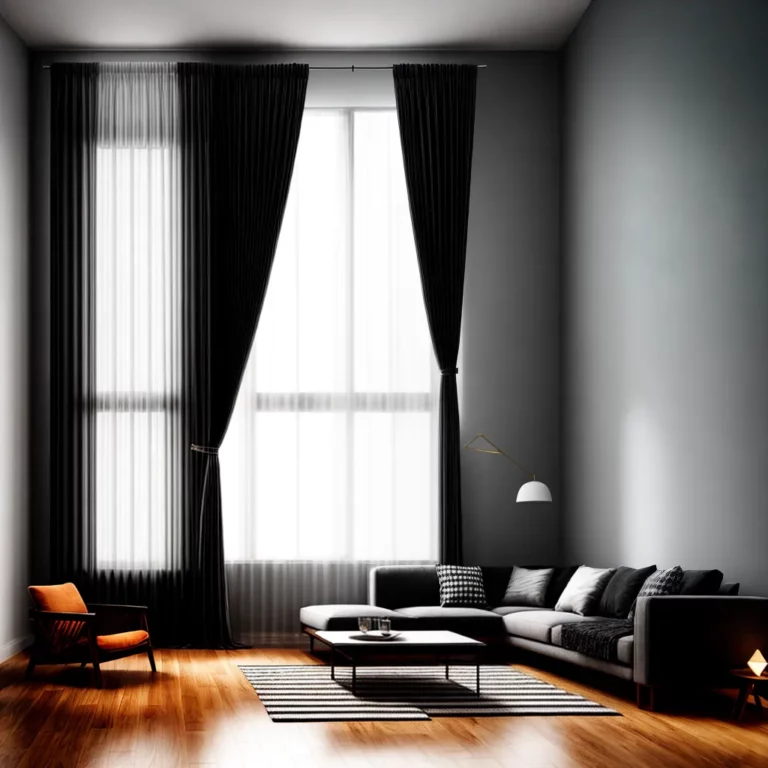 Como usar cortinas com estampa de xadrez na decoração