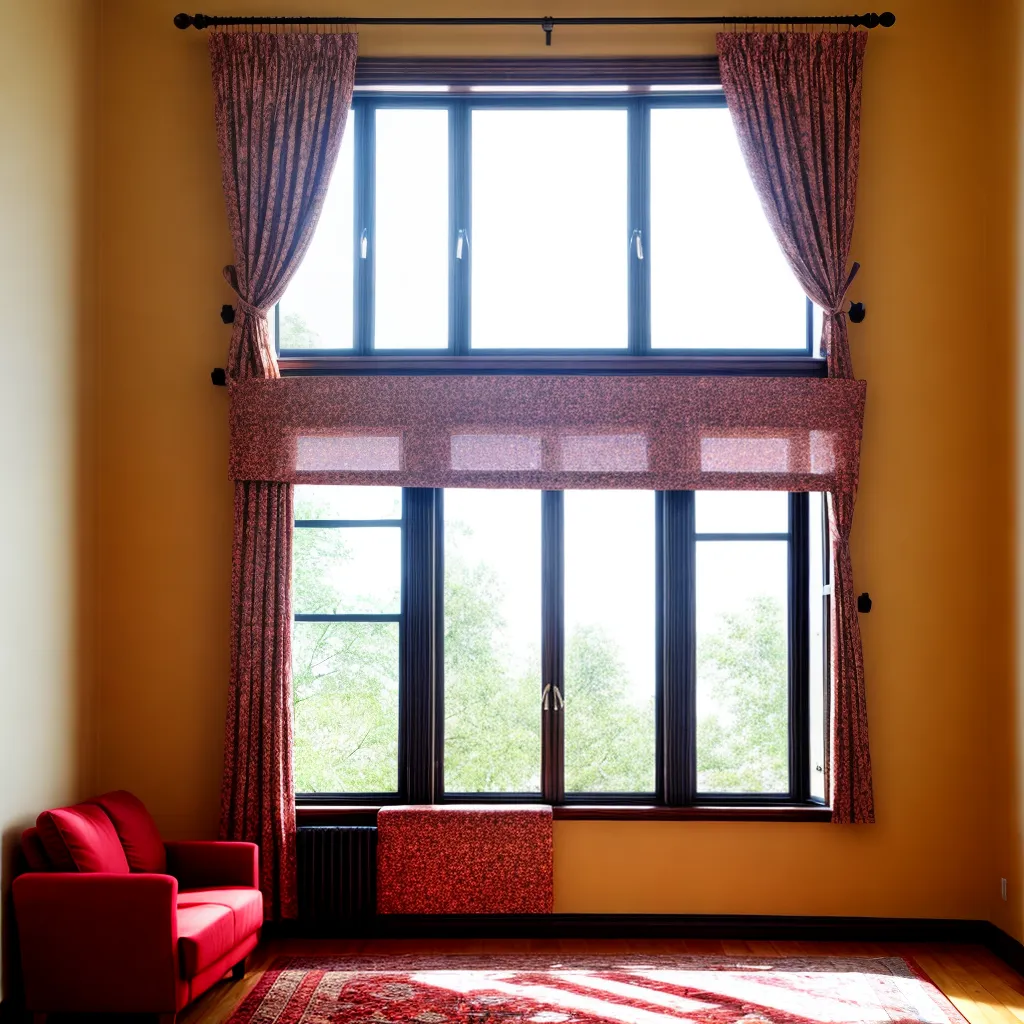 sala estar janelas cortinas florais 8