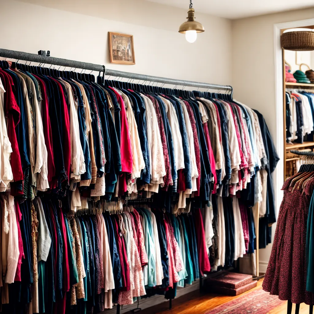 loja roupas vintage ambiente acolhedor 2