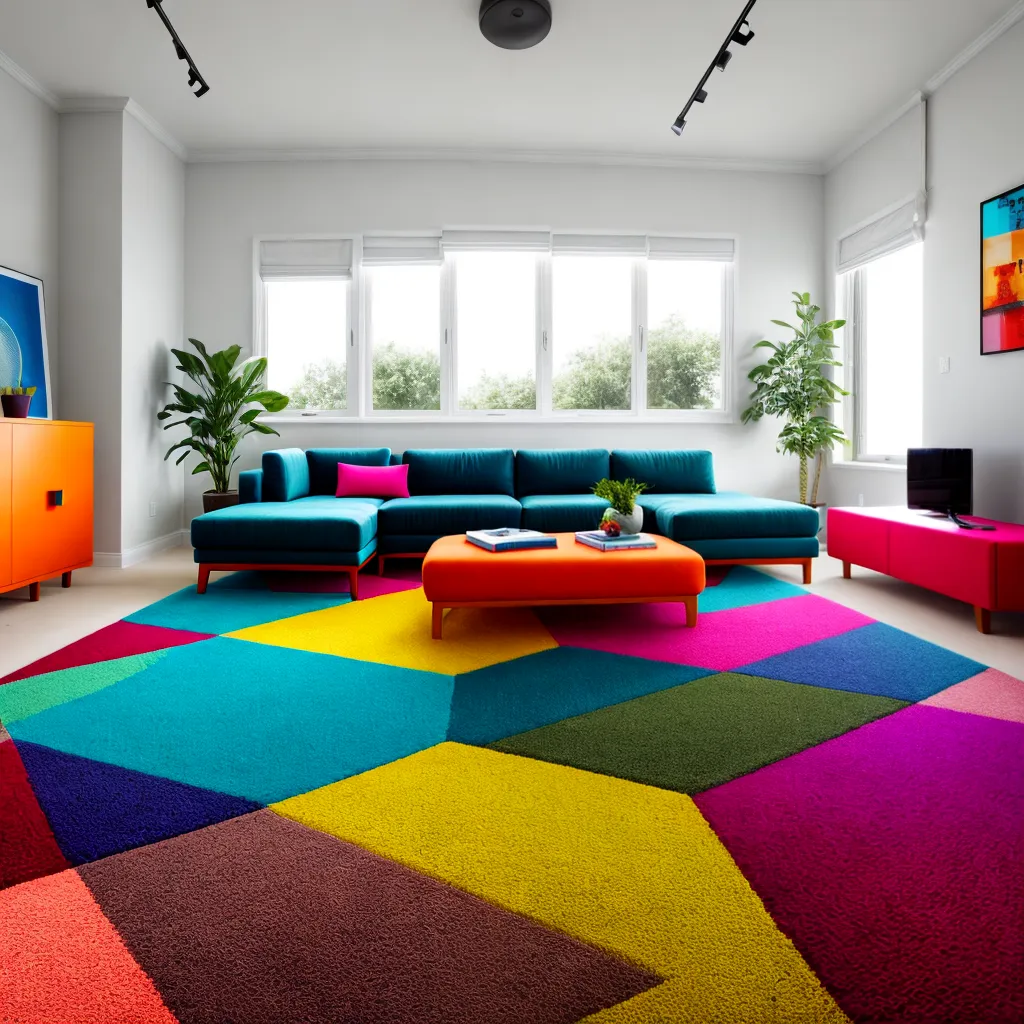 sala vibrante moderna geometrica 2