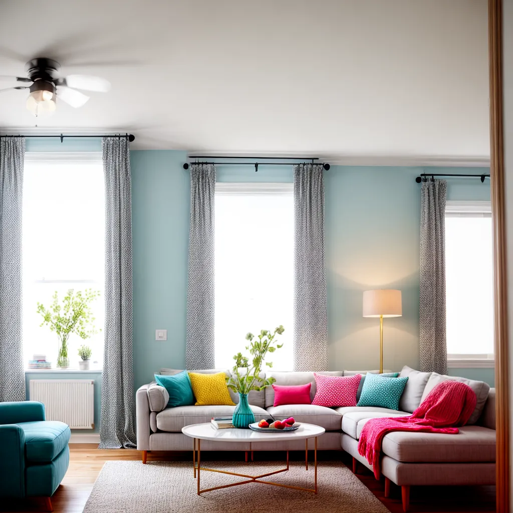 Como usar cortinas com estampa de bolinhas na decoração