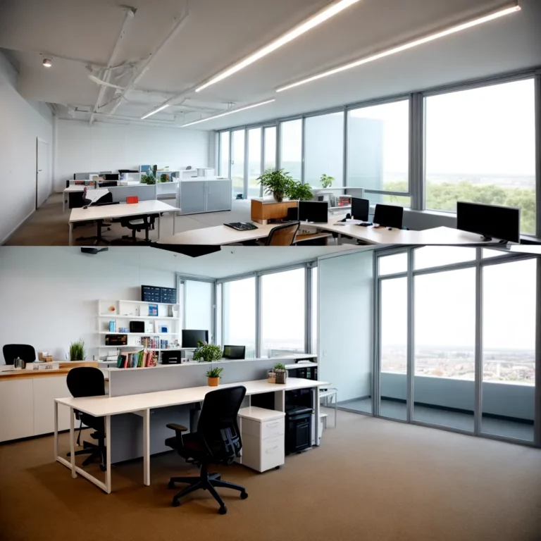 Decoração para escritórios de empresas de marketing