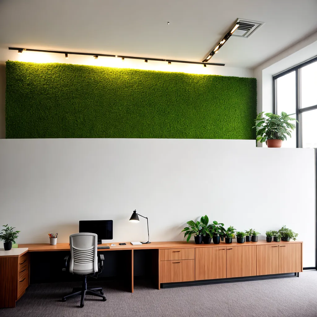 escritorio moderno motivacao plantas