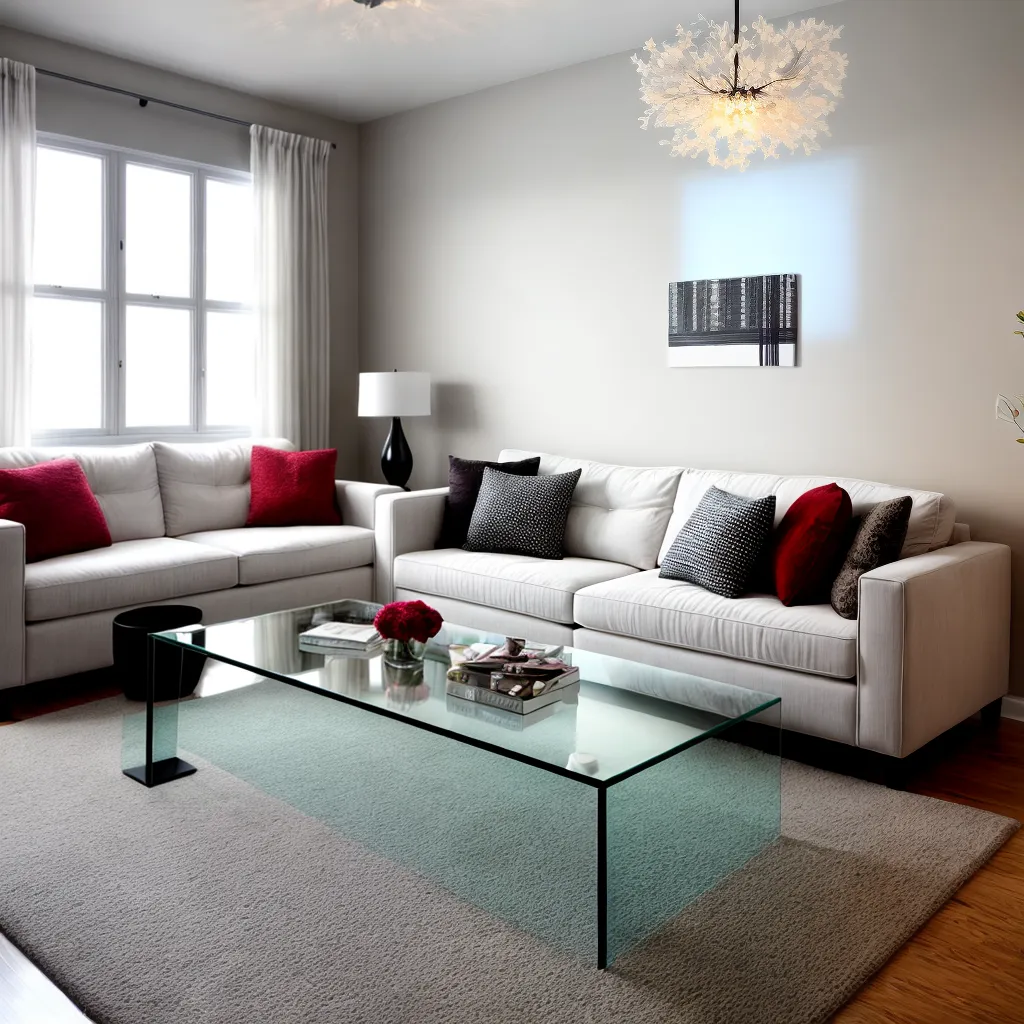 sala decorada ambiente elegante