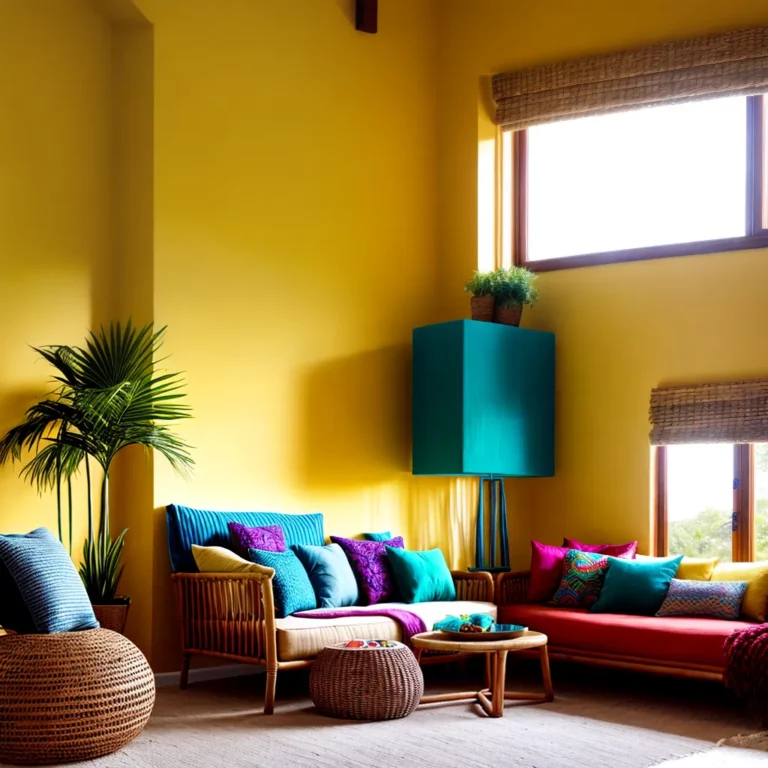 Decoração para casas de praia com decoração estilo boho