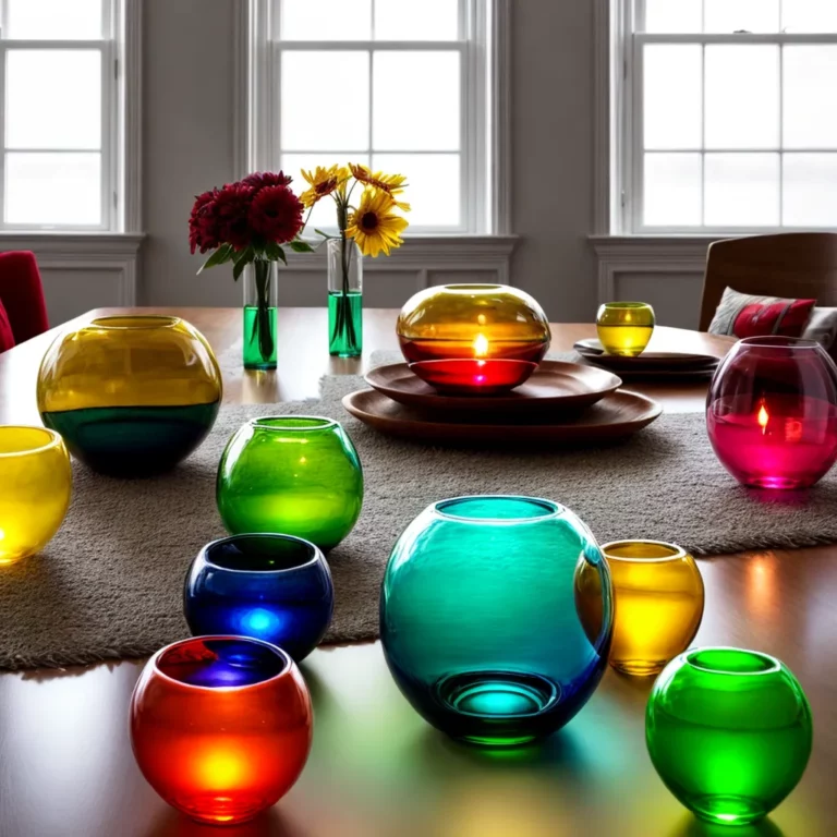 Como decorar um ambiente com objetos de vidro esmaltado