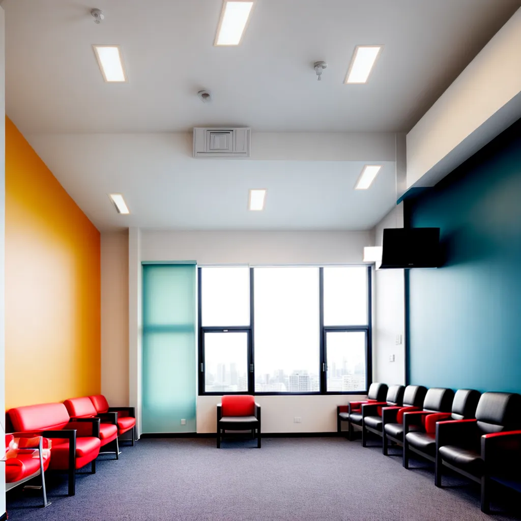 sala espera clinica fisioterapia esportiva
