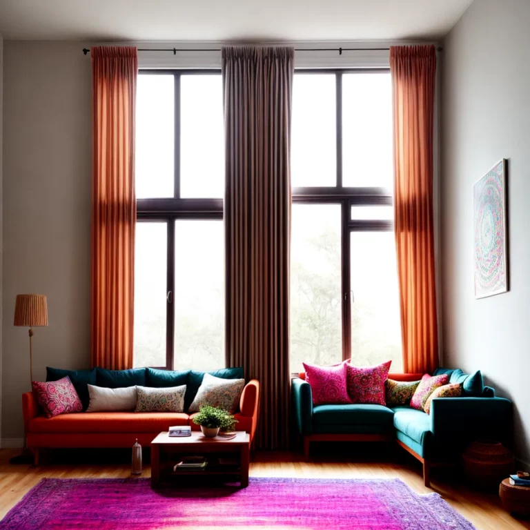 Como usar cortinas com estampa de mandala na decoração