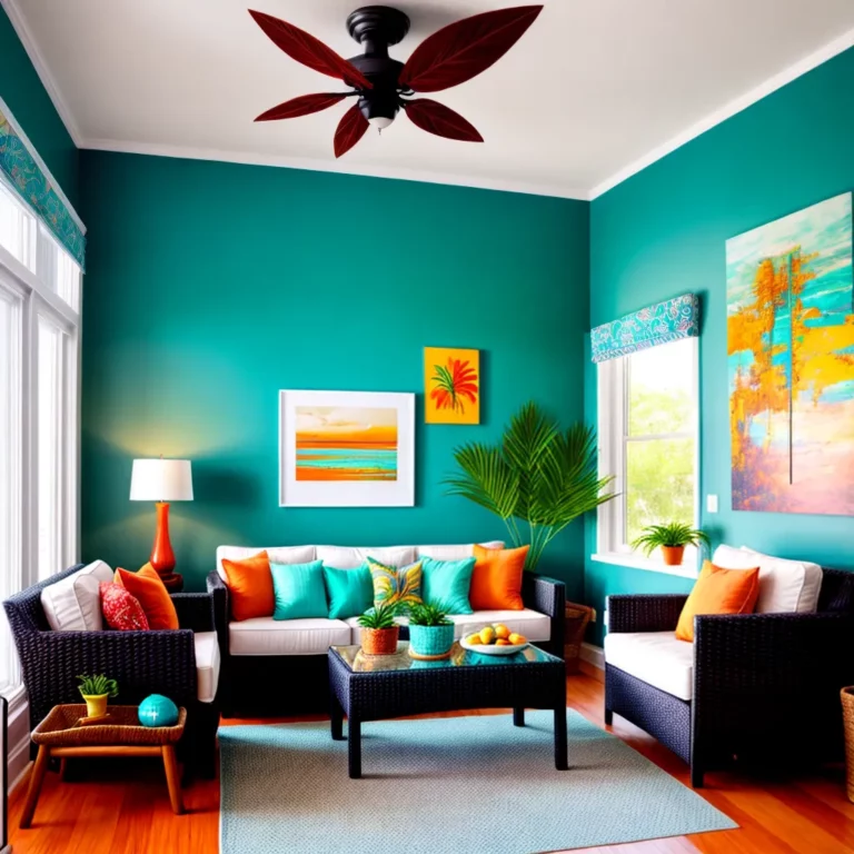 Decoração para casas de praia com decoração estilo caribenho