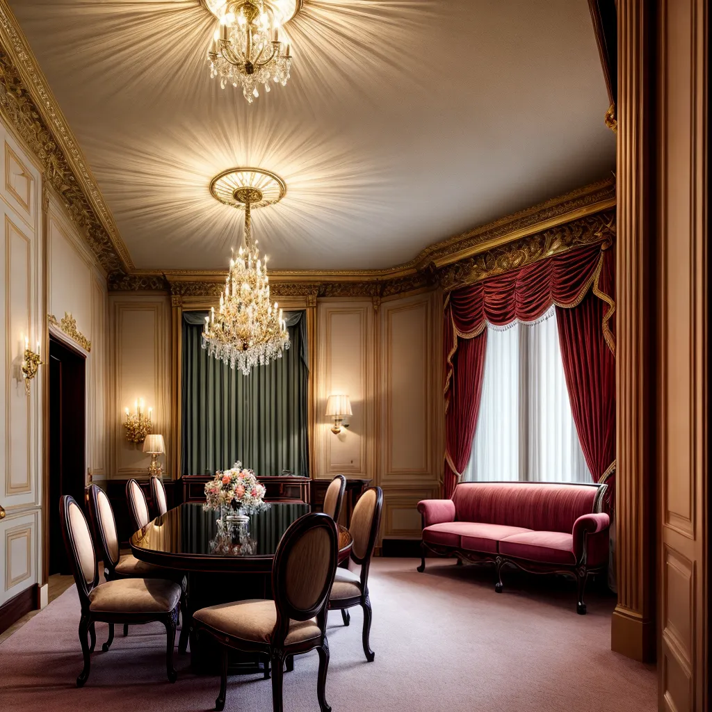 sala luxuosa moveis classicos elegante