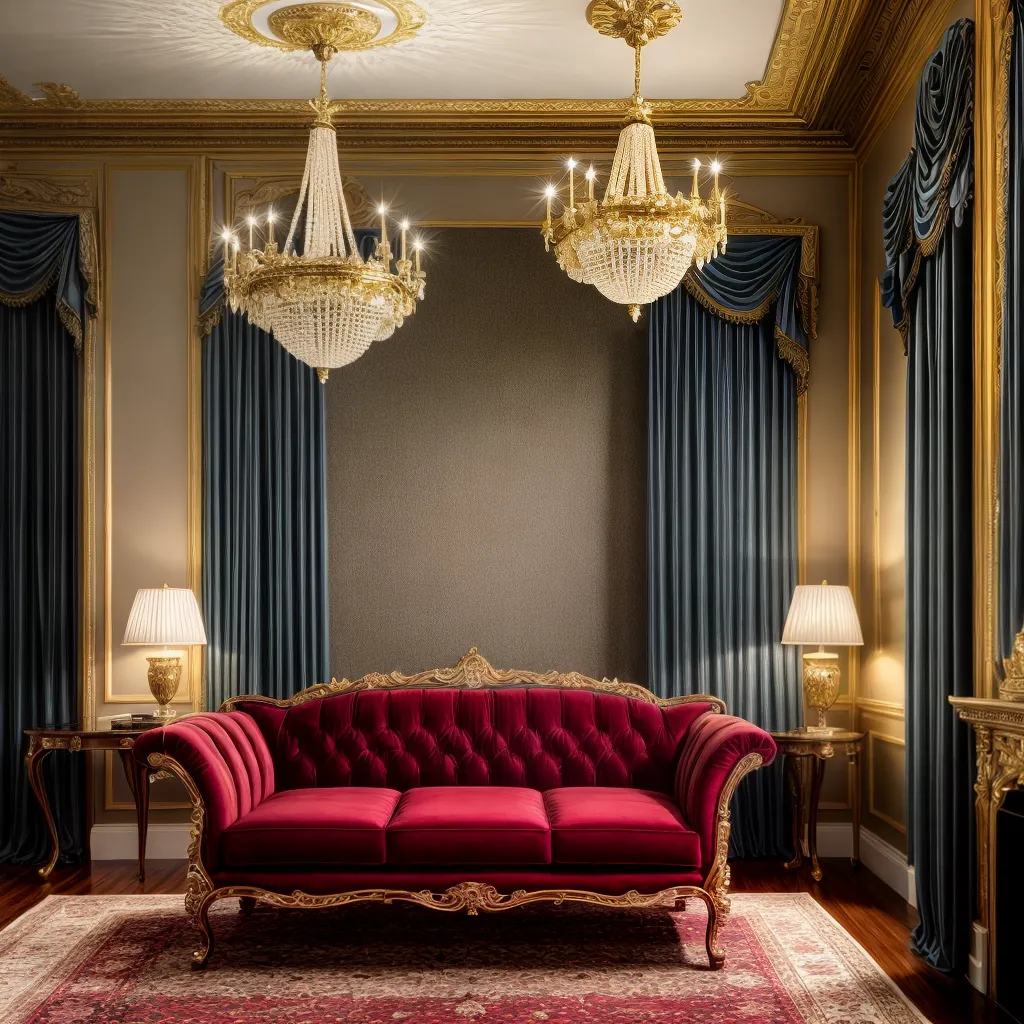 sala luxuosa elegante moveis classicos