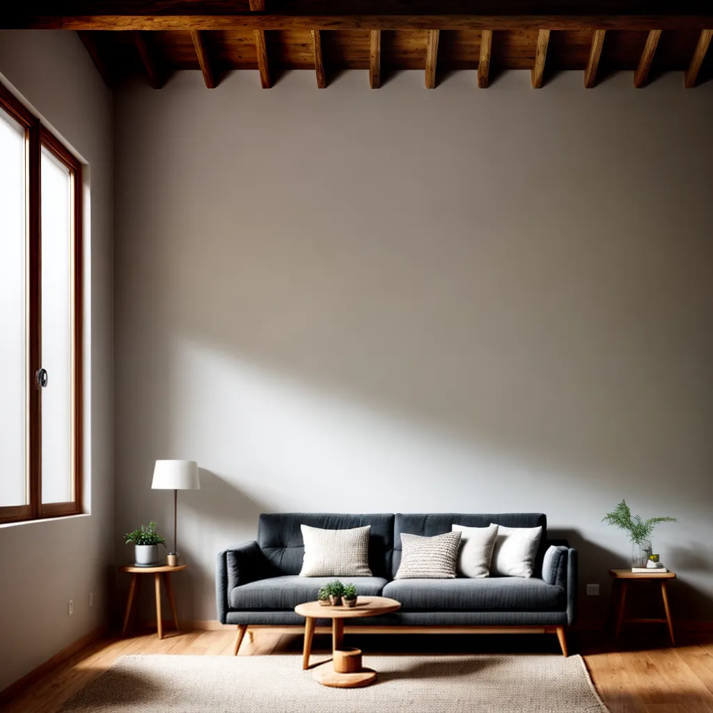 sala acochoada natural rustica