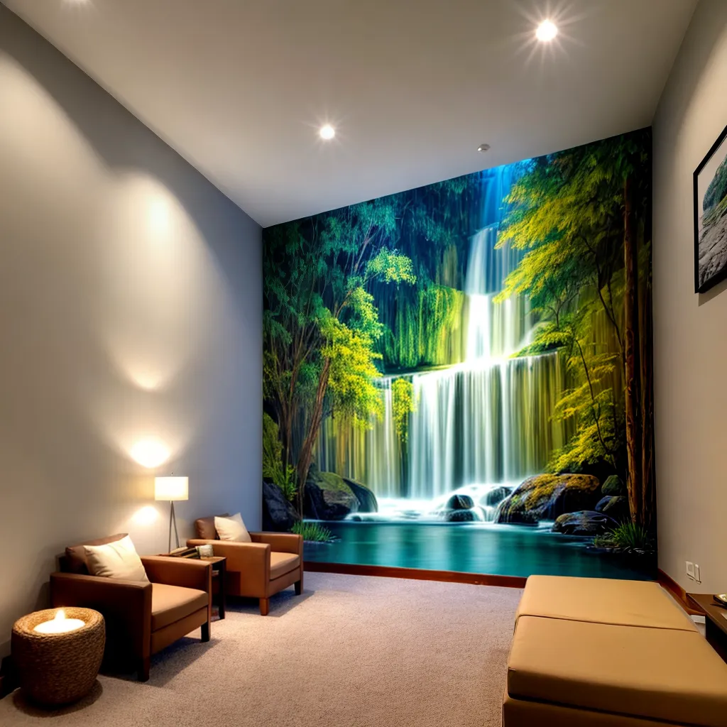 sala espera clinica massagem