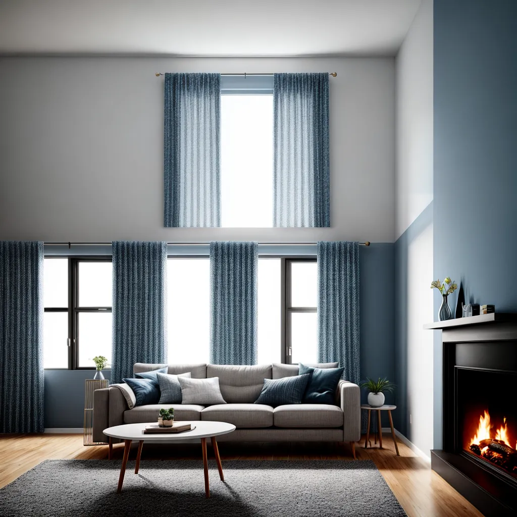 Como usar cortinas com estampa de ondas na decoração