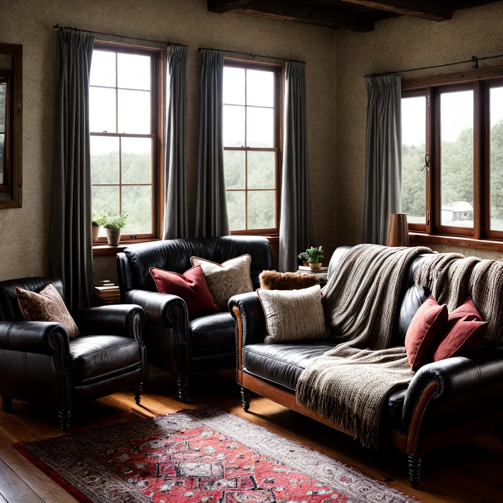 sala rustica vintage sofa luz sol