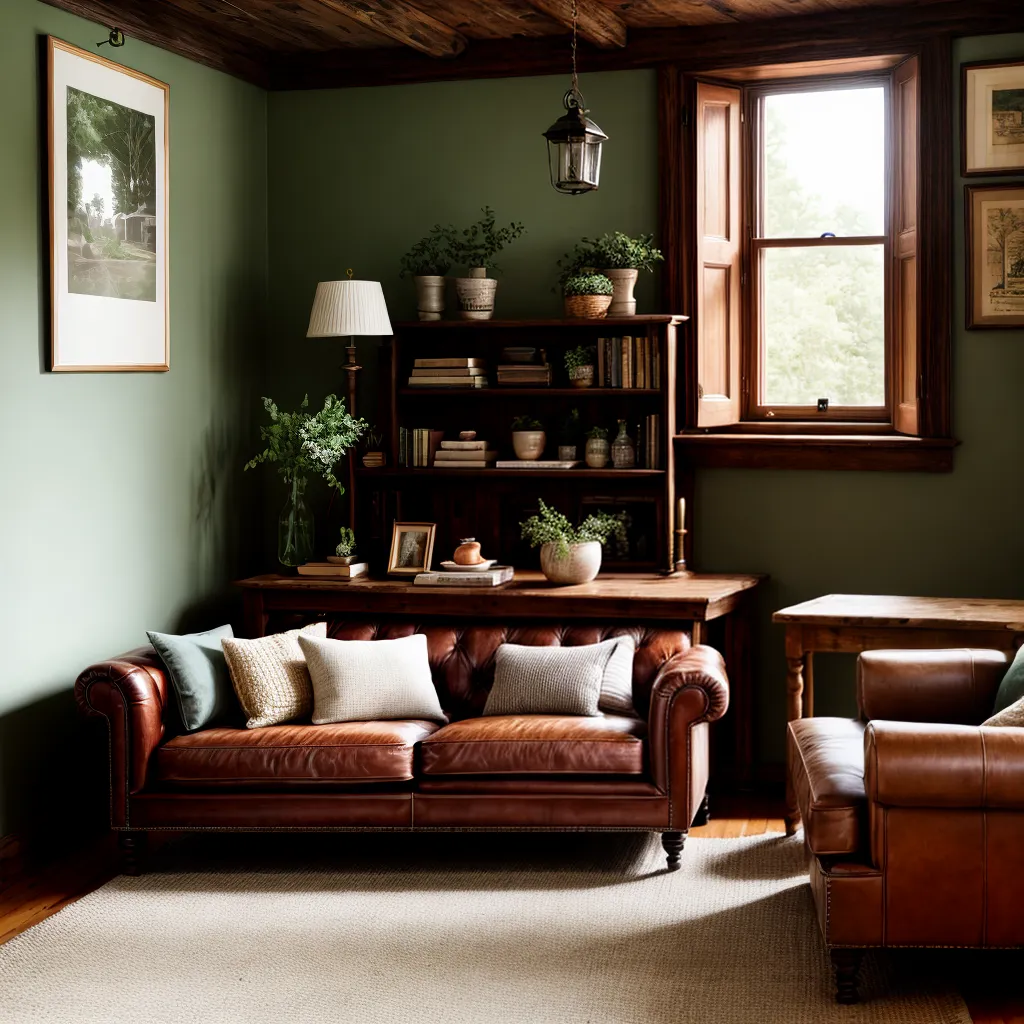 sala estar casa campo vintage 3