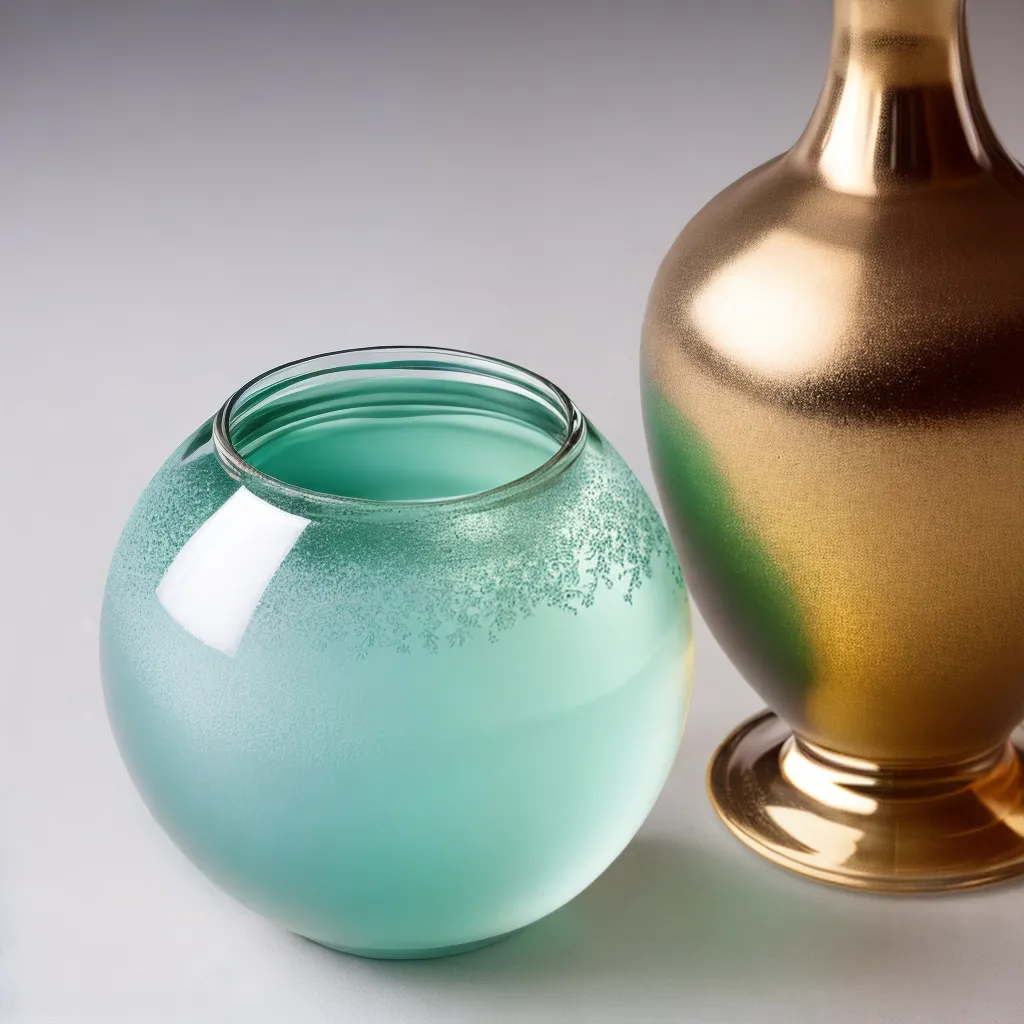 vaso vidro fosco floral luz vela