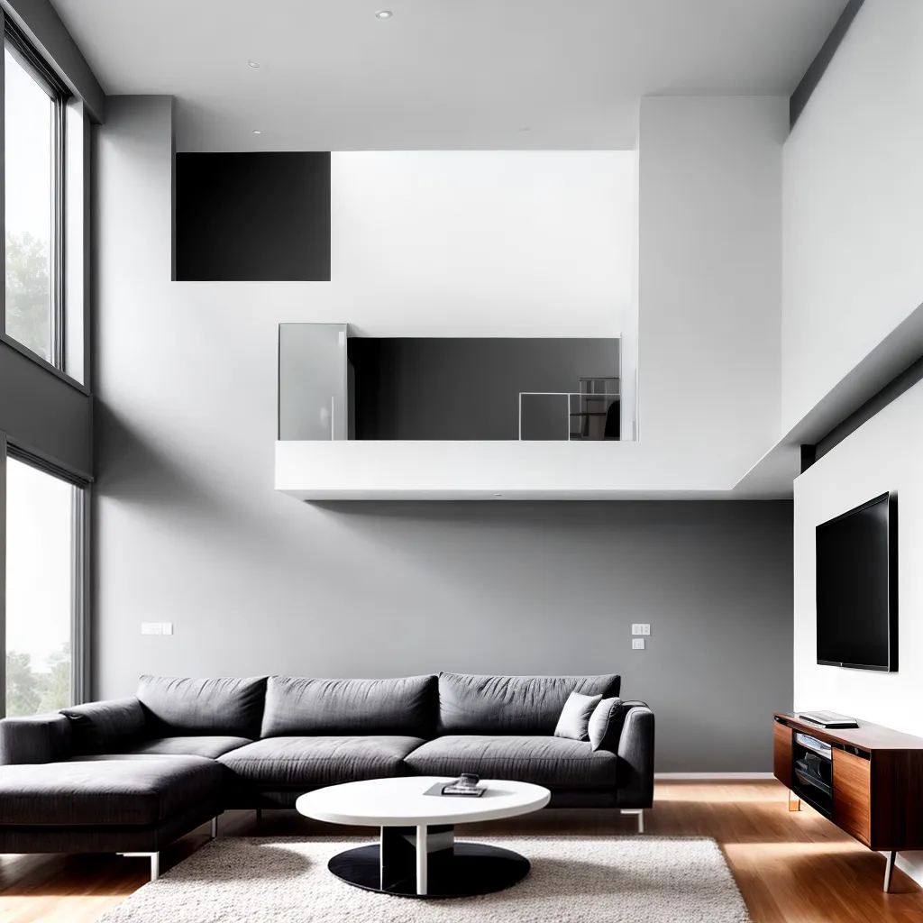 sala estar moderna sofa mesa cafe
