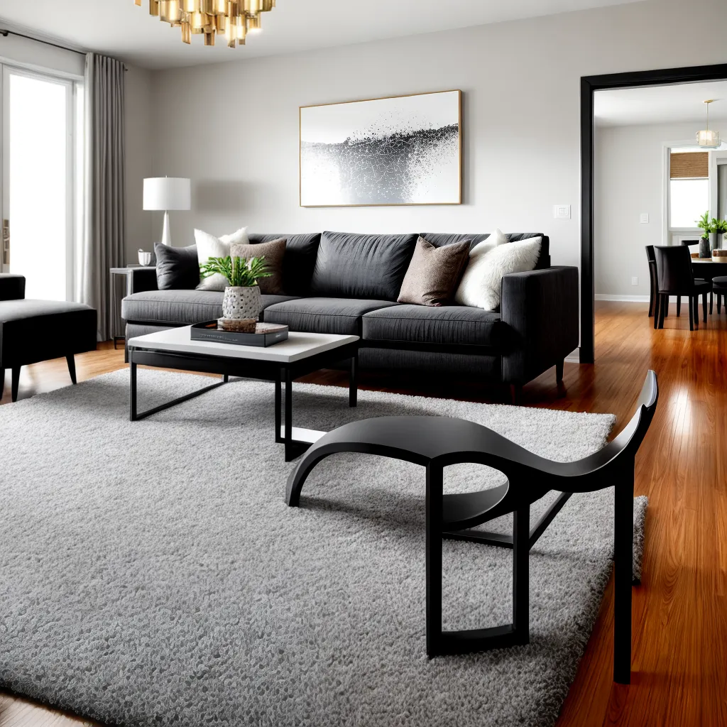 sala estar sofa moderno luminarias