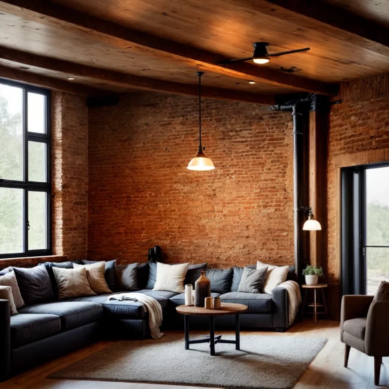Decoração para casas de campo com decoração com toque de industrialismo