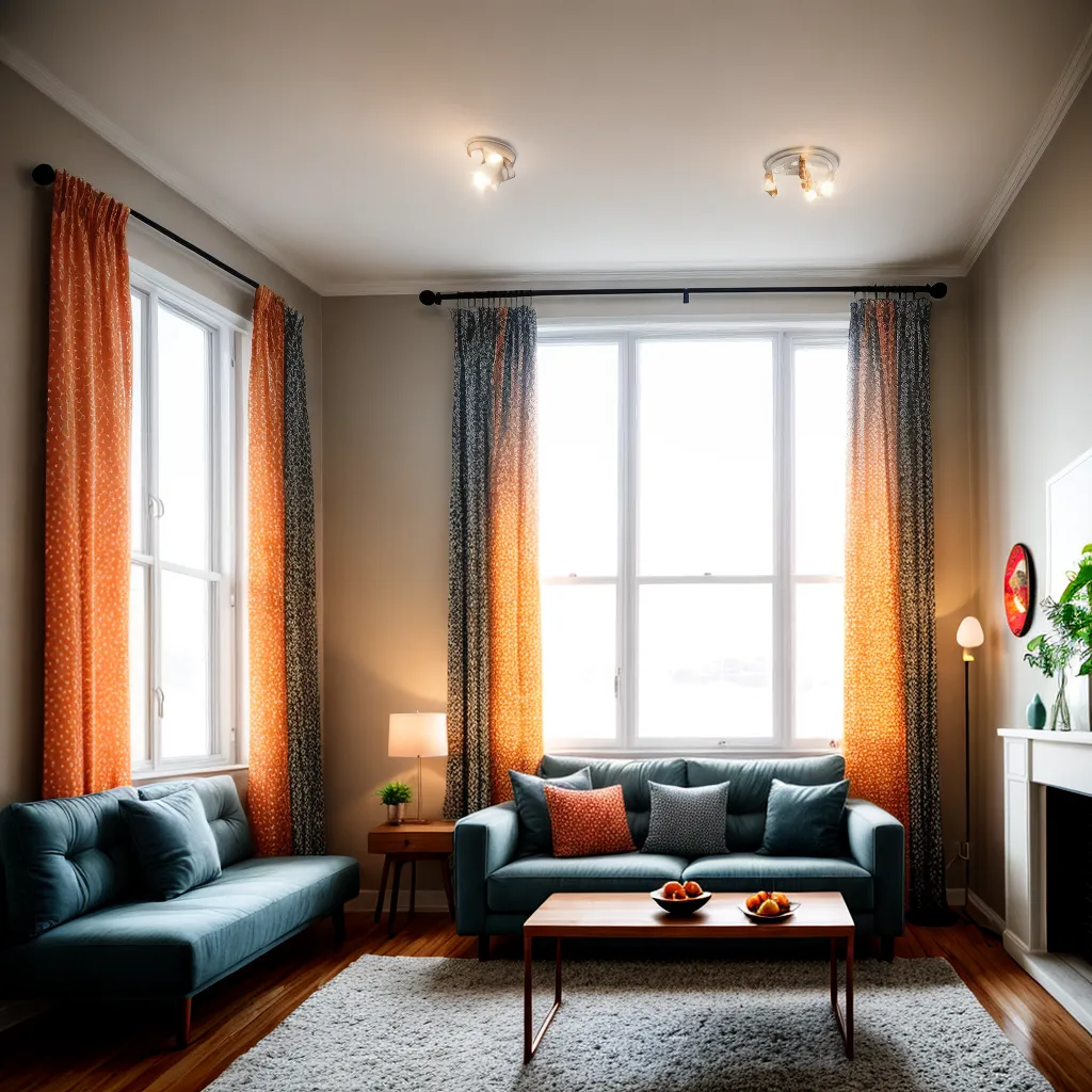 Como usar cortinas com estampa de frutas na decoração