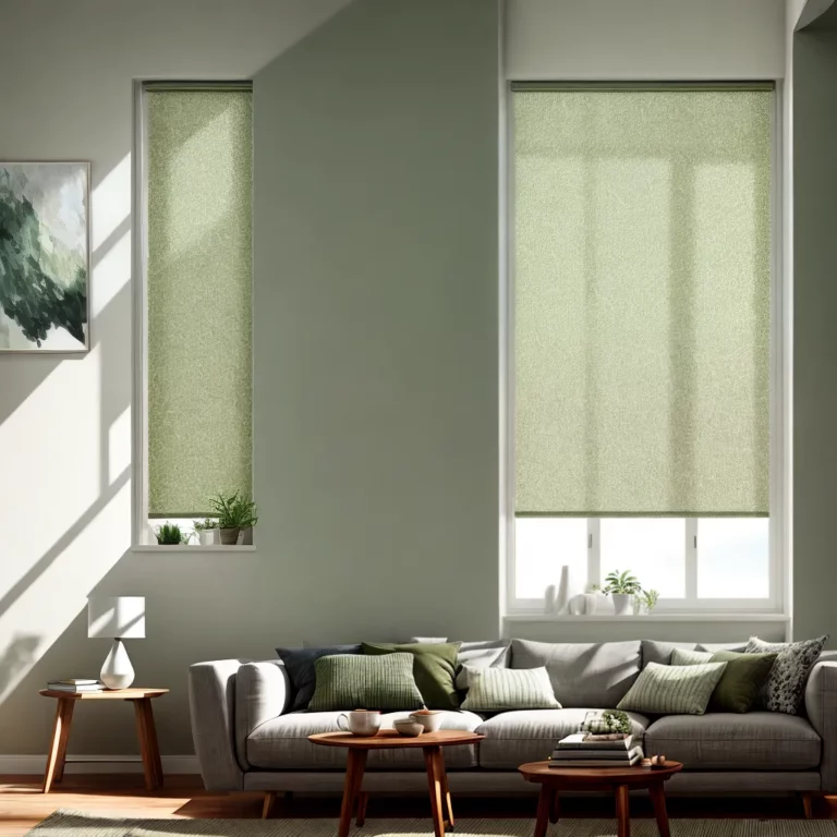 Como usar persianas com estampa de ramos de oliveira na decoração