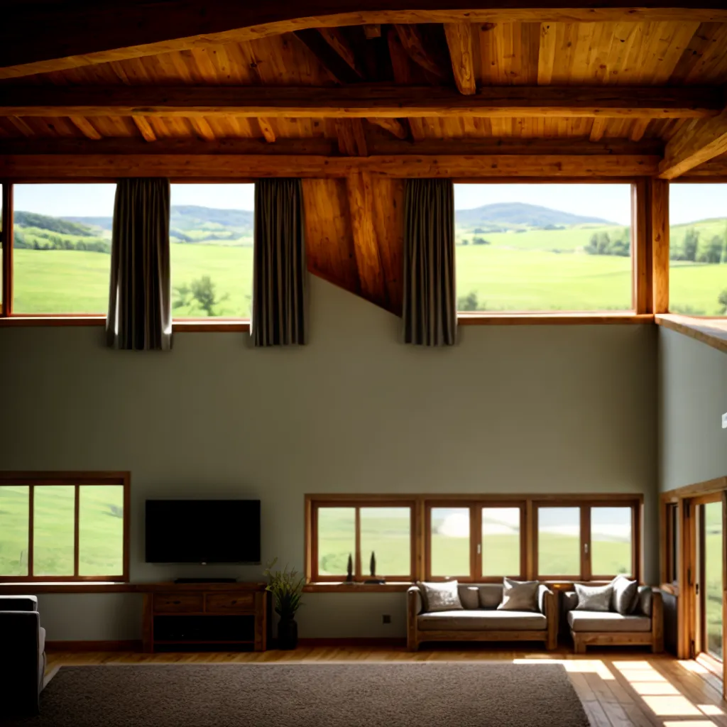 casa campo sofisticada interior rustico 1