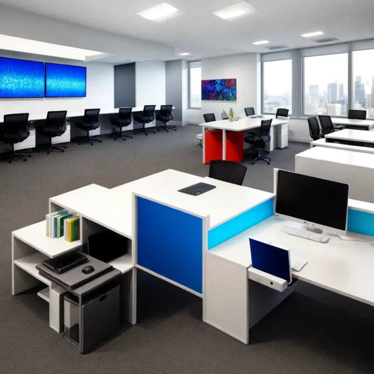 Decoração para escritórios de empresas de tecnologia da informação