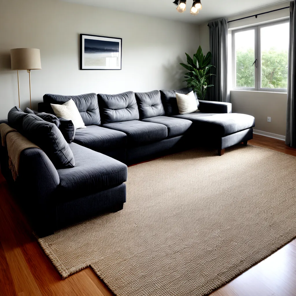 sala estar acochegante tapete sisal
