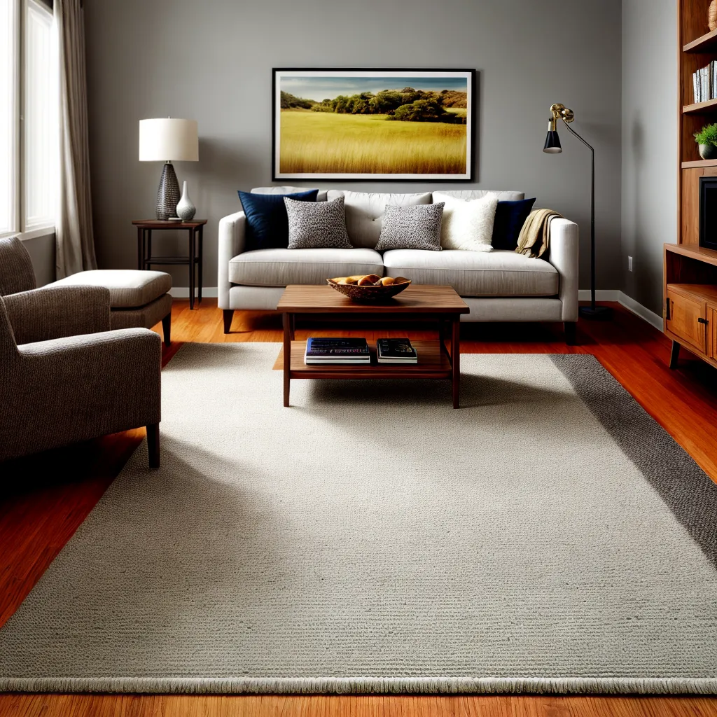 sala estar acoalhada tapetes sisal