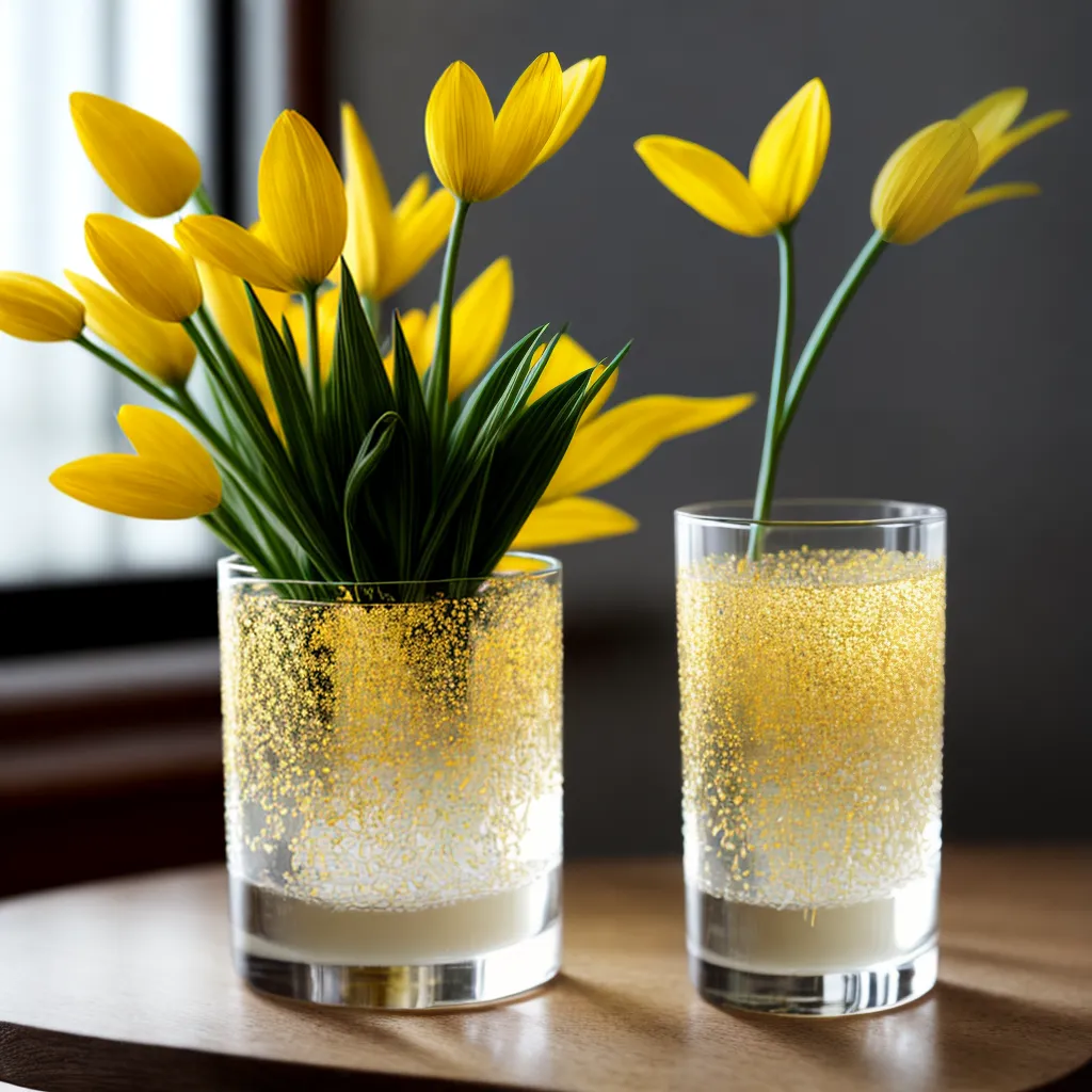 vaso vidro decorado dourado