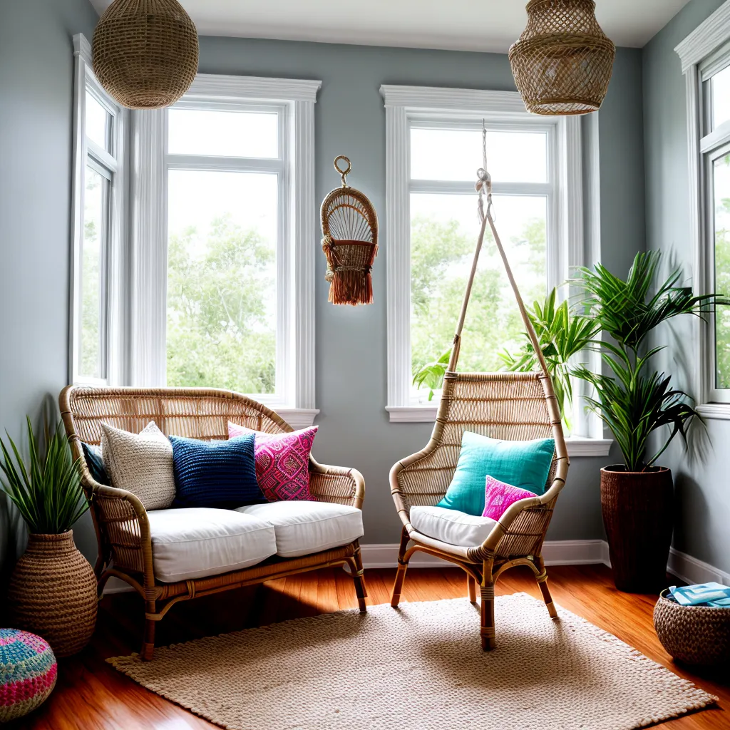 sala praia decoracao boho 1