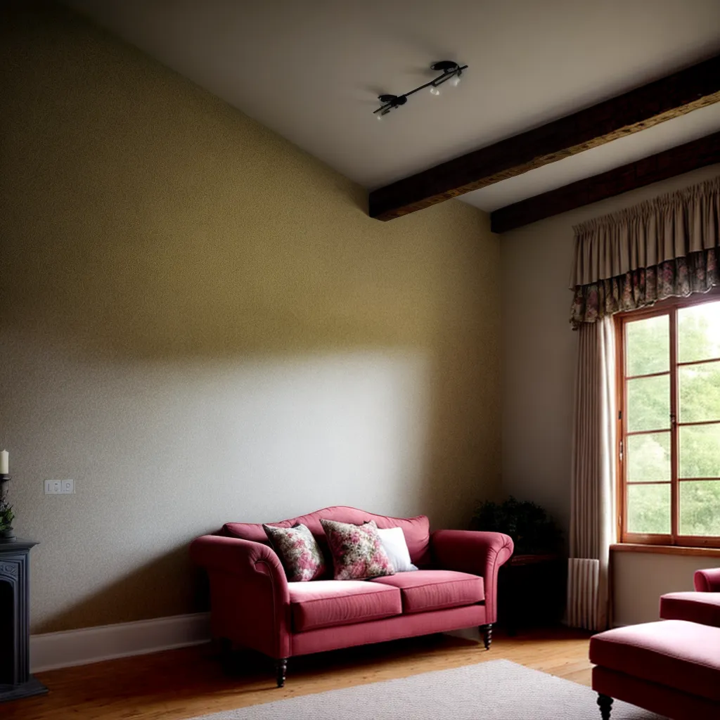 casa campo romantica lareira sofa