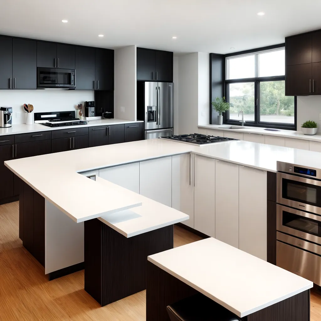 cozinha moderna limpa minimalista