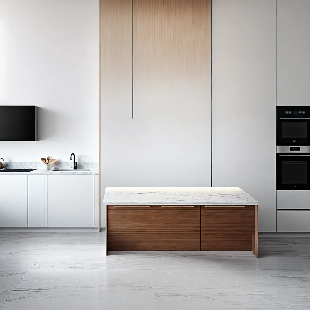 cozinha moderna armarios brancos piso hexagonal 1 cozinha moderna armarios brancos piso hexagonal 1