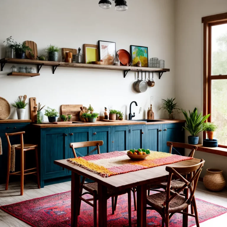 Cozinhas em estilo boho: elementos e cores
