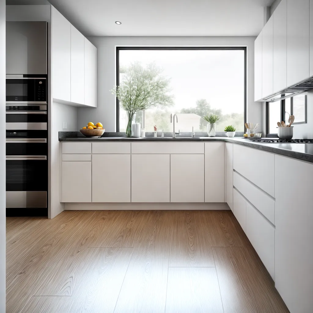 cozinha branca porcelanato elegante
