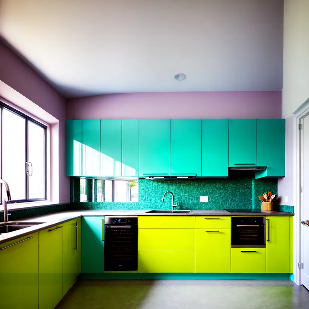 cozinha colorida moderna cabinets