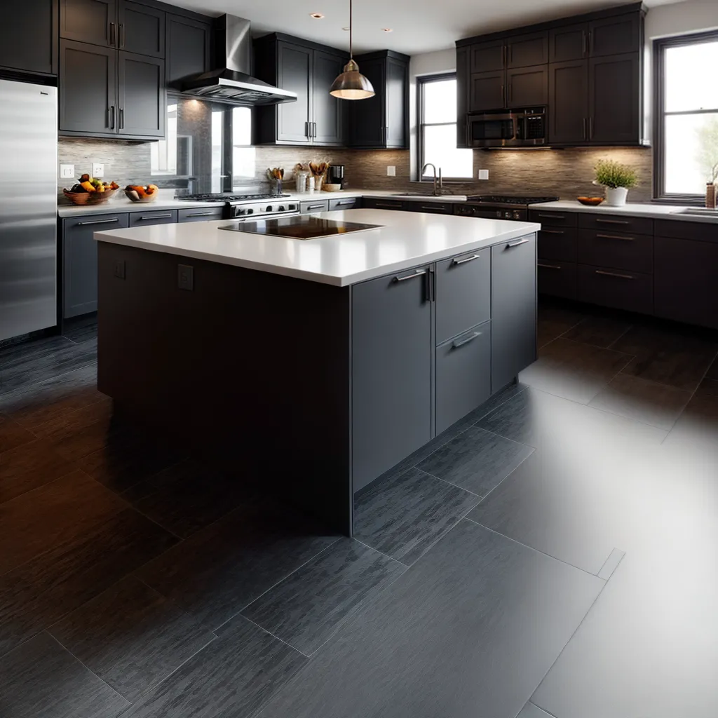 cozinha slate moderna elegante