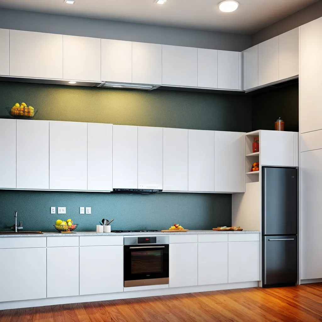 cozinha moderna branca decoracao comida