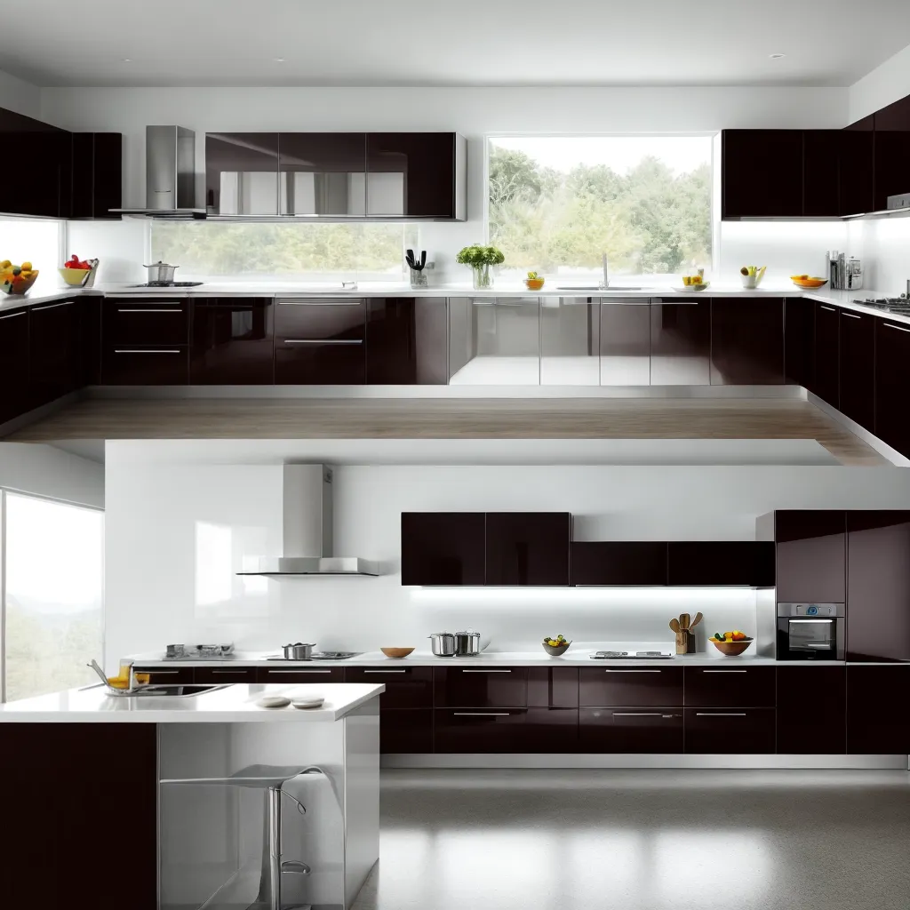 cozinha moderna pia resina elegante 1