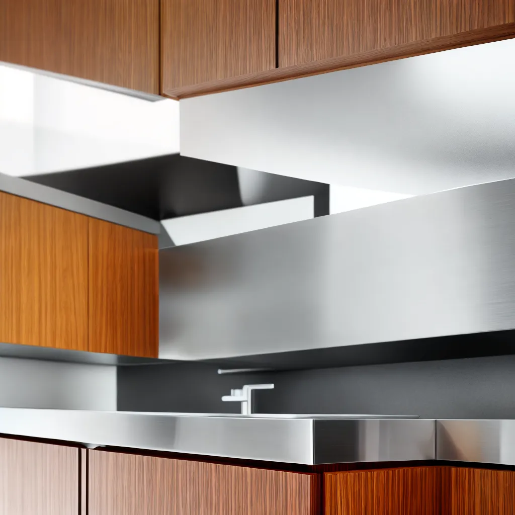 cozinha moderna inox countertops