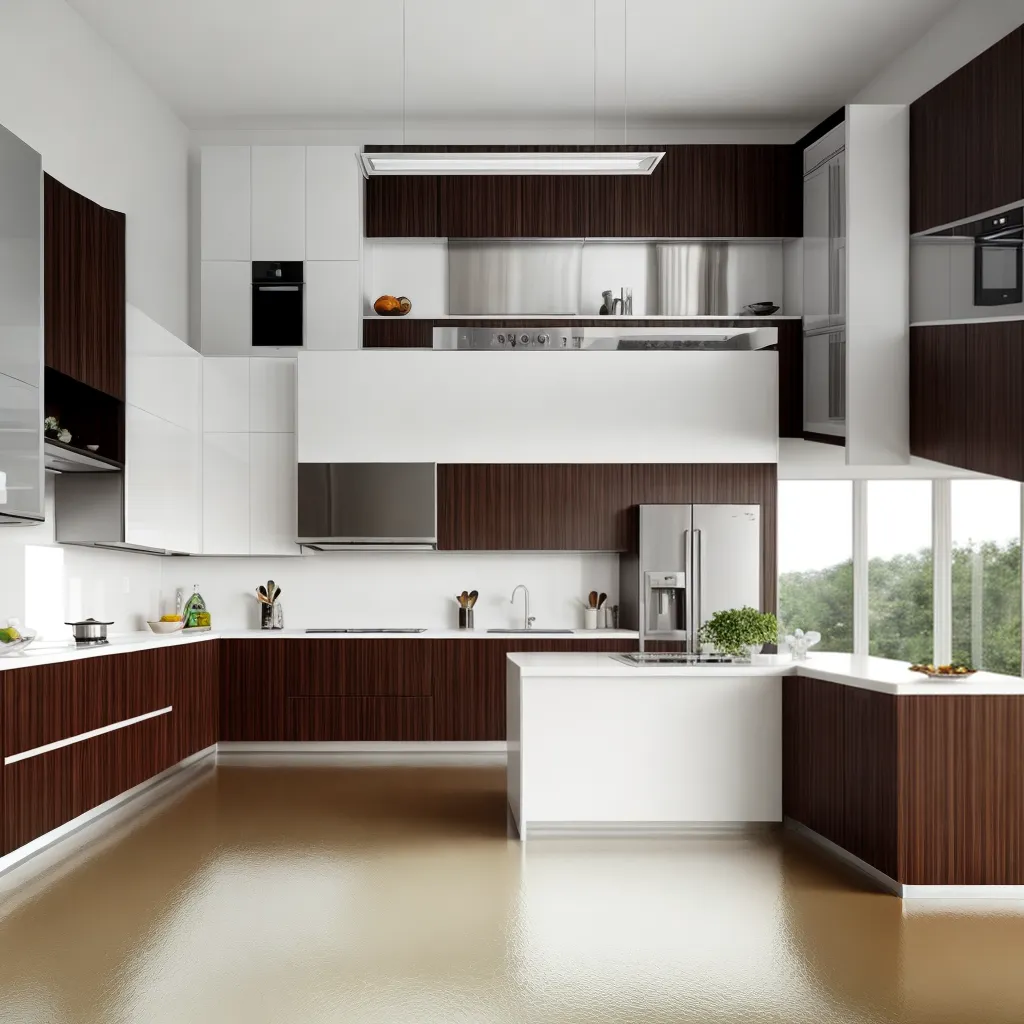 cozinha epoxi piso brilhante cuidados