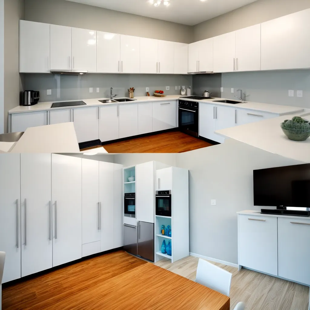 cozinha moderna armarios organizados 3