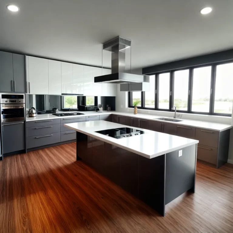 Cozinhas com piso de vinil: vantagens e cuidados